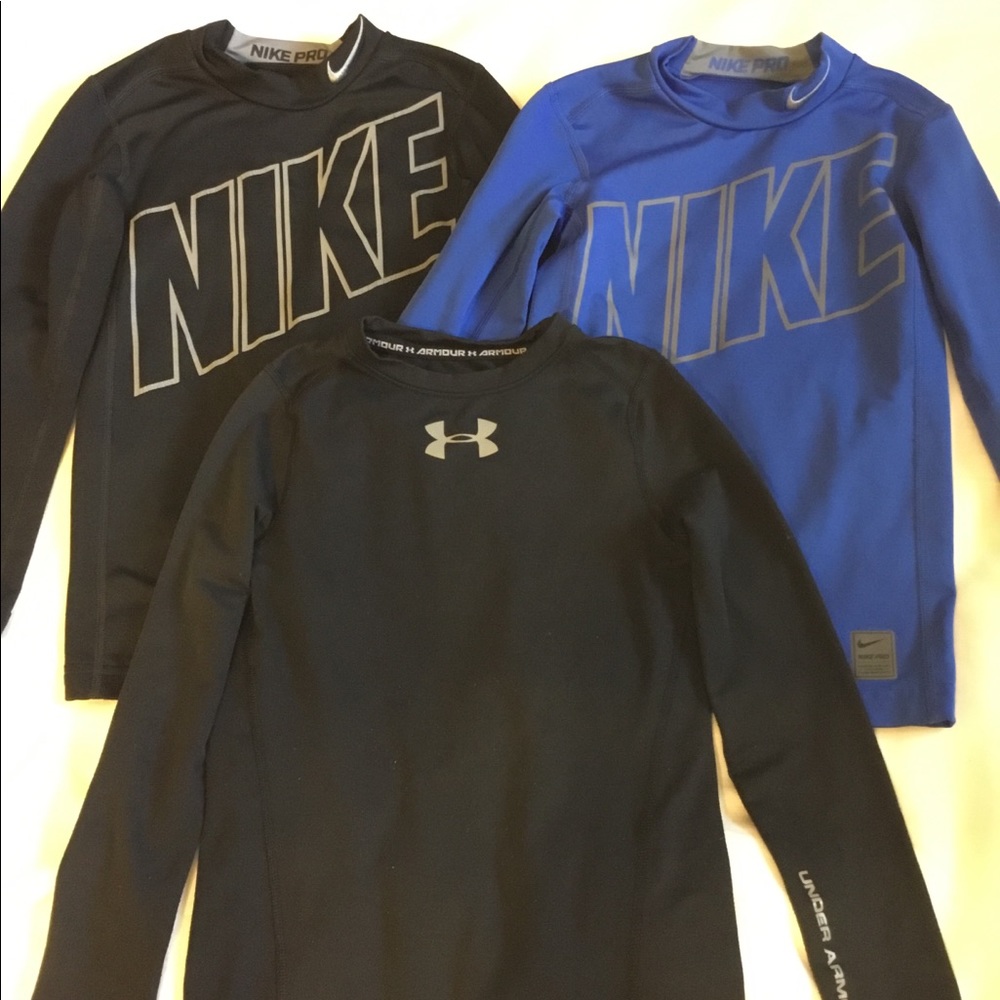 Nike Pro and Under Armour compression cold gear